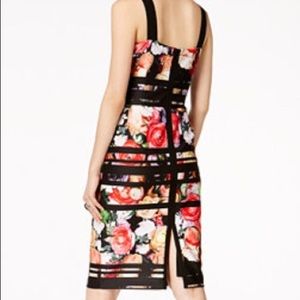 Adrianna Papell floral-print bodycon dress
